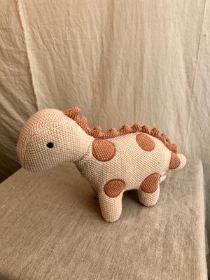 Handmade Spotted Dinosaur - Tan