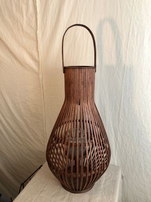 Bamboo Lantern Brown 29&quot;