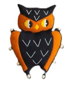 Felt Halloween Wall Hanging - Owl