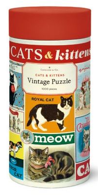 Vintage Puzzle - Cats