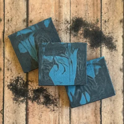 All-Natural Soap - Cypress and Black Salt