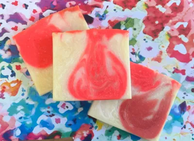 All-Natural Soap - Scarlet Poppy