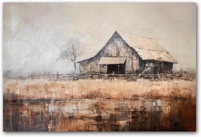 Barn Oil Painting