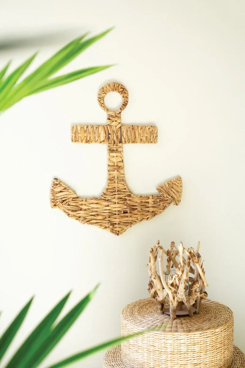 Seagrass Anchor Wall Hanging