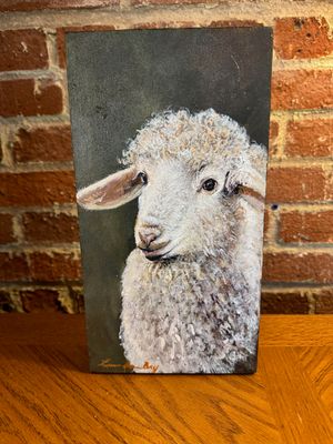 Sheepish Grin - 7&quot; x 13&quot;T