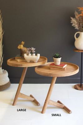 Acacia Wood Tray Table Sm