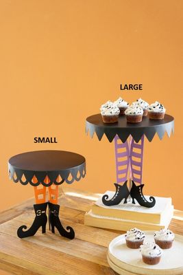 Halloween Display Stand w/Witch Boots Lg