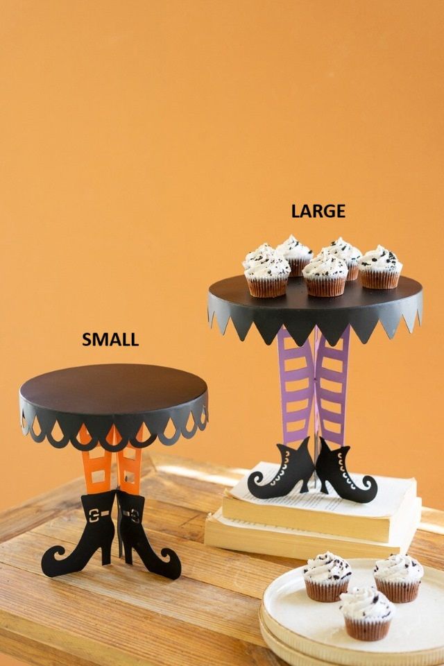 Halloween Display Stand w/Witch Boots Sm