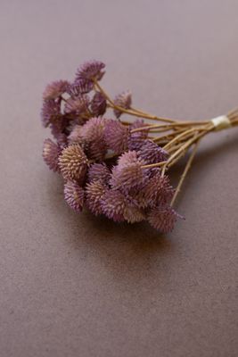 Bundle of 6 Artificial Mini Flowers - Purple