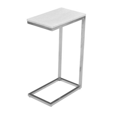 Bianco White Marble C-Table