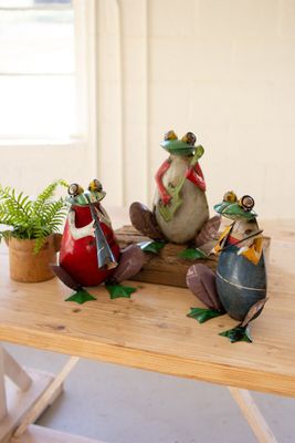 Recycled Metal Frog Band - Guitar