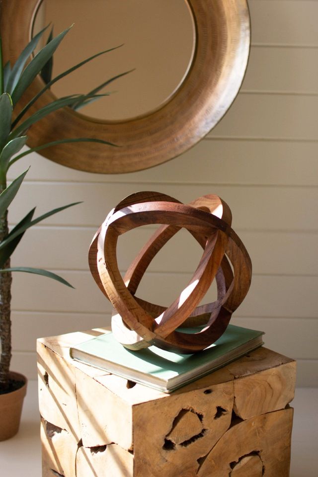 Reclaimed Wood Natural Circles Decor Reclaimed Wood Natural Circles Decor