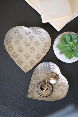 Metal Heart Bowl Lg