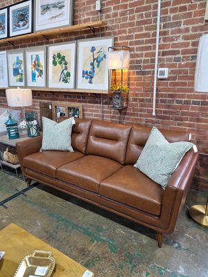 Onyx Leather Sofa