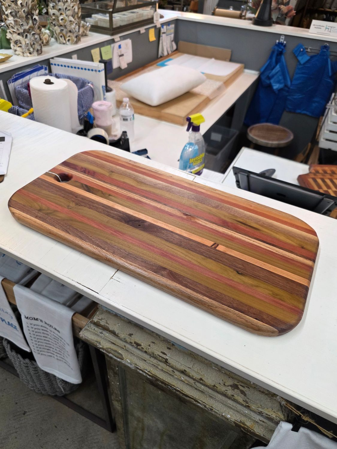 Stripe Cutting Board - 12&quot; x 23&quot;T