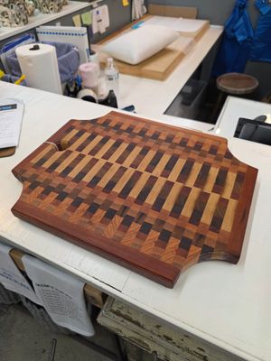 Checker Cutting Board - 13&quot; x 16&quot;T