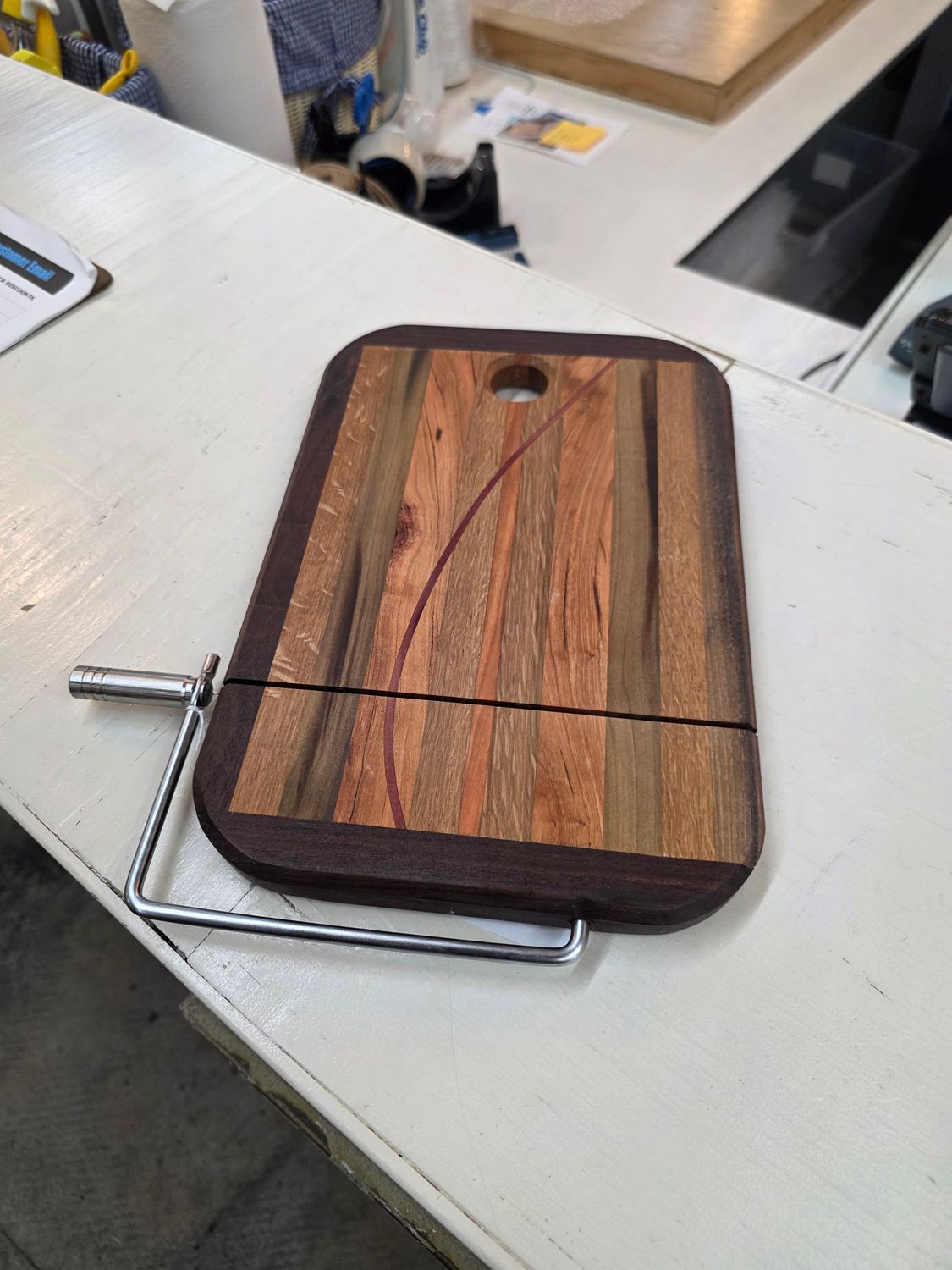 Cheese Board w/Slicer