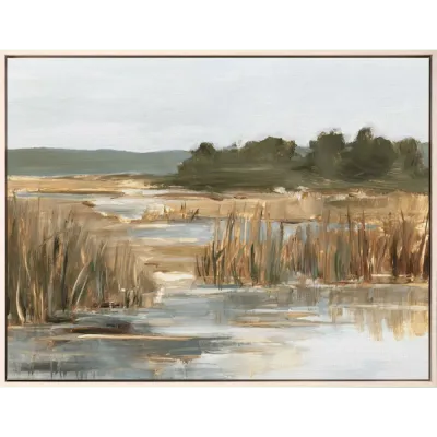 Wetland Grasses II - 50&quot;W x 38&quot;H