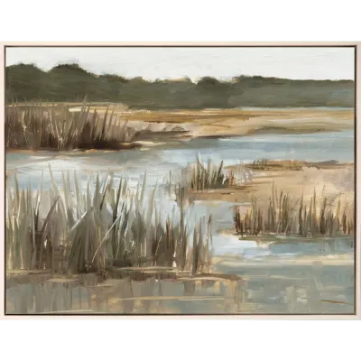 Wetland Grasses I - 50&quot;W x 38&quot;H