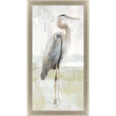 Majestic Blue Heron - 33&quot;W x 61&quot;H