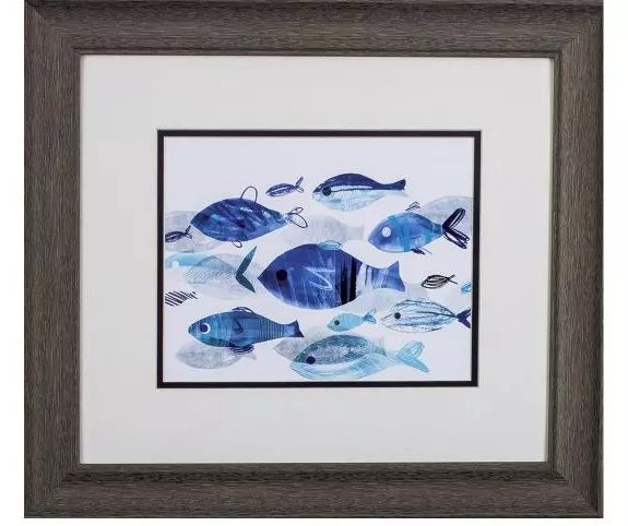 Fish Parade I -18&quot;W x 16&quot;H
