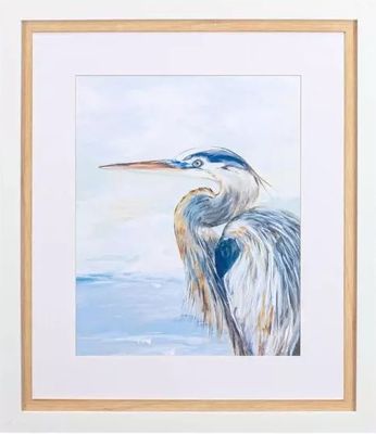Morning Heron II - 26&quot;W x 30&quot;H