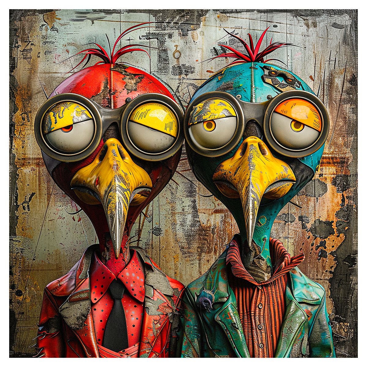 Free Birds - 20&quot; x 20&quot;T