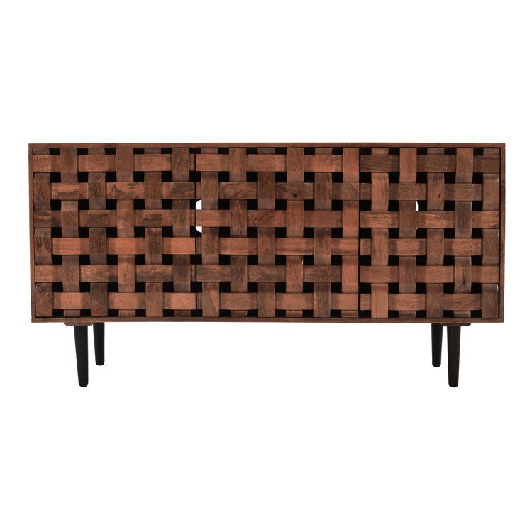 3 Door Acc Cabinet - Chestnut - 60&quot; W x 18&quot; D x 32&quot; H