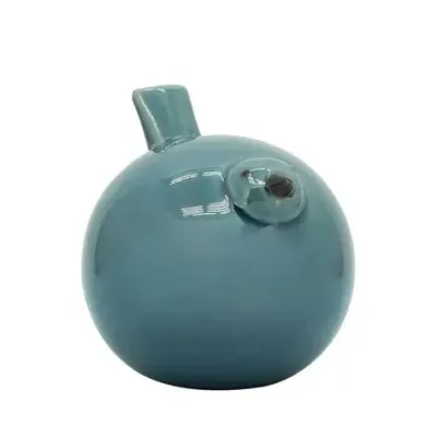 Ceramic Bird Sm Turq 4&quot;