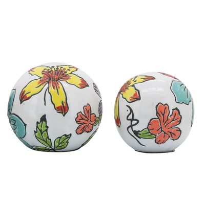 S/2 Floral Orbs