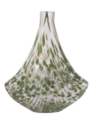 Curran Art Glass Bottle Green 20&quot;