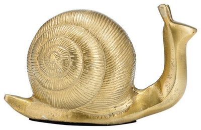 Gold Metal Snail Décor 4&quot;