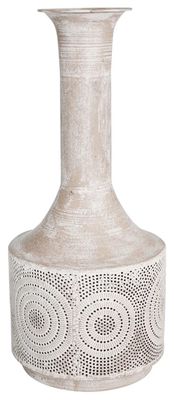 Metal Textured Vase 18&quot;