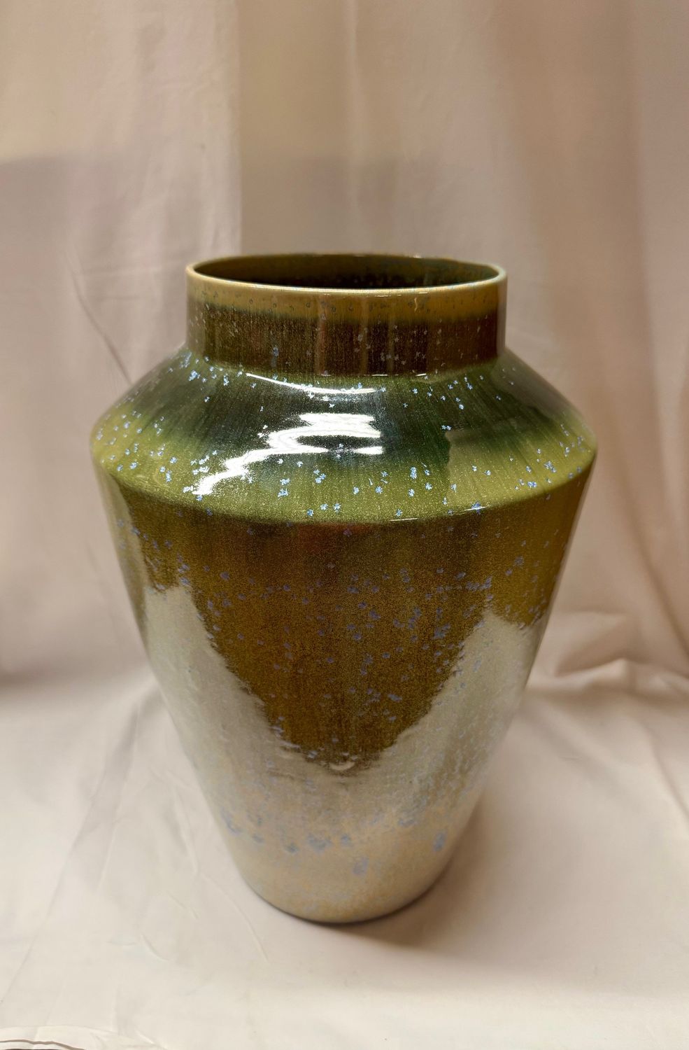 Green/Blue Ombre Vase 14&quot;