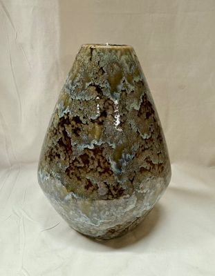 Blue Multi Color Vase 9&quot;