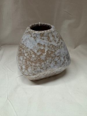 Ceramic Blue/Brown Dennis Vase 4.75&quot;T