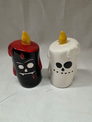 Spooky Candle Salt &amp; Pepper