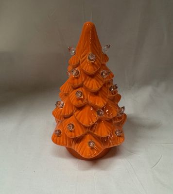 Light Up Halloween Tree Orange