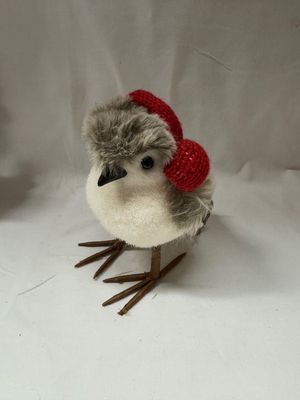 Foam Sisal Fuzzy Bird Earmuffs