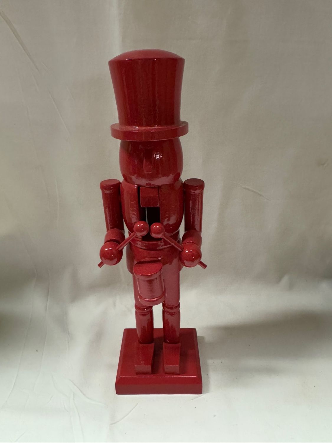 Wood Nutcracker 10&quot; Red