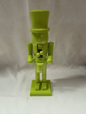 Wood Nutcracker 10&quot; Lime