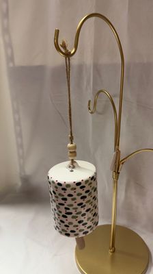 Ceramic Bell Holiday Print - Dots