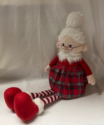 Plush Mrs. Claus - Sitting