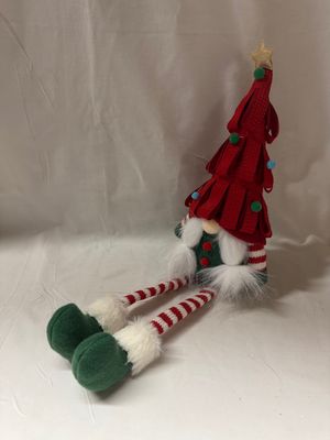 Christmas Tree Gnome Sm Red