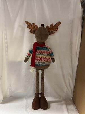 Colorful Holiday Sweater Reindeer Lg