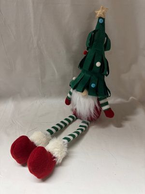 Christmas Tree Gnome Sm Green