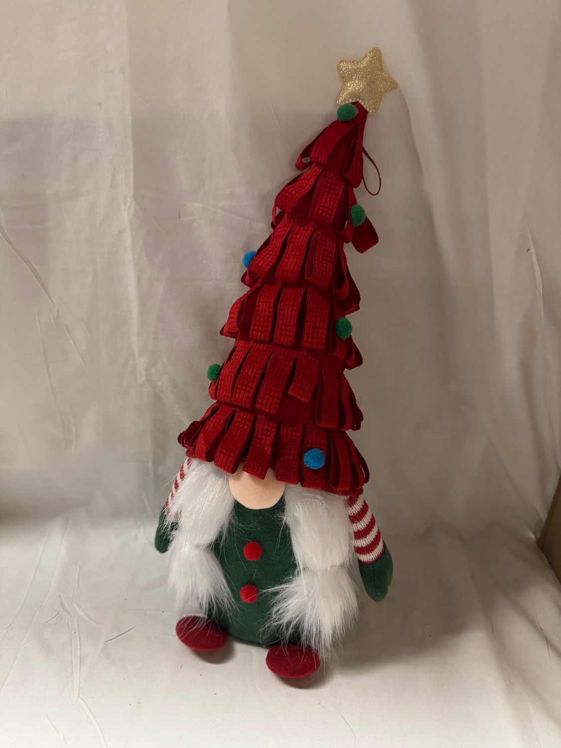 Christmas Tree Gnome Med Red