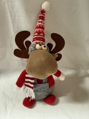 Reindeer w/Overalls - Sitting