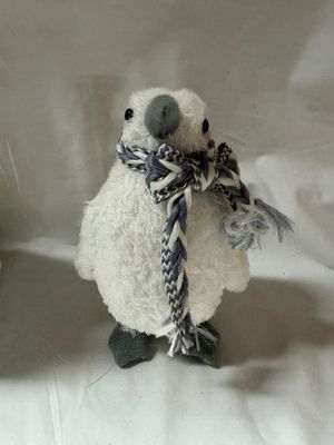 White/Gray Glitter Penguin Sm