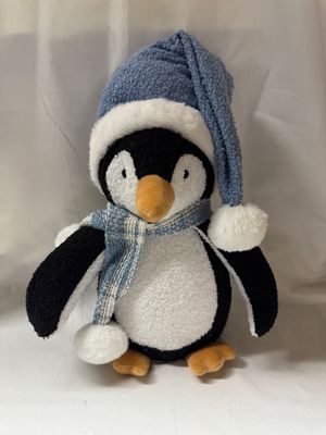 Plush Penguin w/Blue Accessories Sm